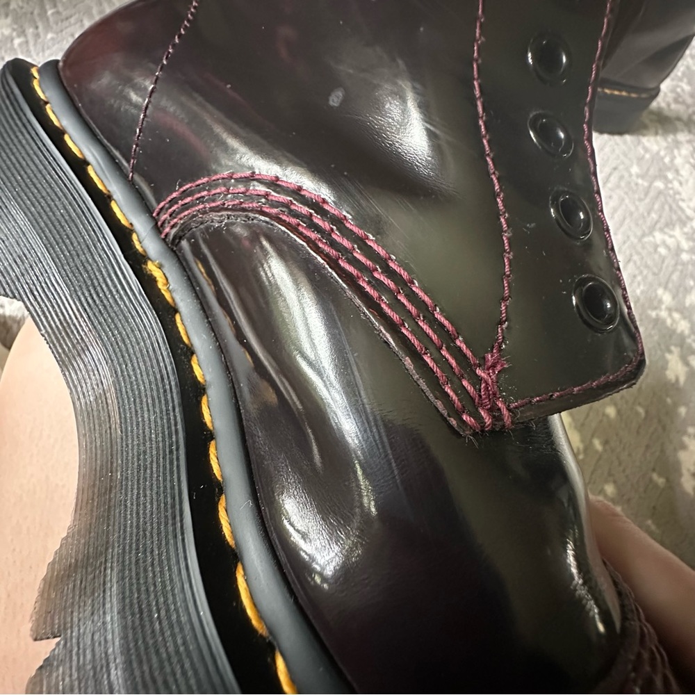 Dr. Martens Sinclair Arcadia Cherry Red boots - Picture 10 of 11